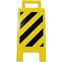 Chevalet de signalisation h600mm x275mm hachure j/n - Image 7