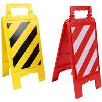 Chevalet de signalisation hachuré - Image principale