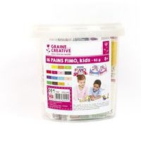 Lot 16 pains fimo 42g couleurs assorties - Image principale