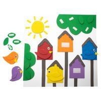 Pochette de 10 feuilles 20 x 30 cm caoutchouc mousse  épaisseur 2 mm, couleurs assorties - Image 5