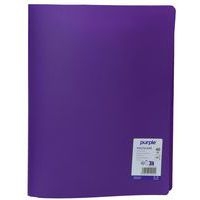 Reliure plastique 20 volets violet - Image principale