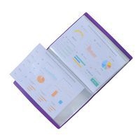 Reliure plastique 20 volets violet - Image 2