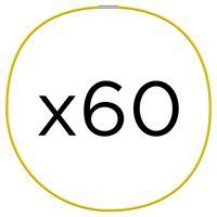 Elastique Phenyx 24x32 jaune (lot de 60 pièces) - Image principale