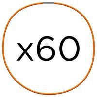 Elastique Phenyx 17x22 orange (lot de 60 pièces) - Image principale
