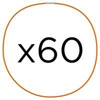 Elastique Phenyx 24x32 orange (lot de 60 pièces) - Image principale