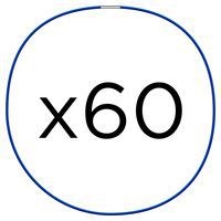 Elastique Phenyx 24x32 bleu (lot de 60 pièces) - Image principale