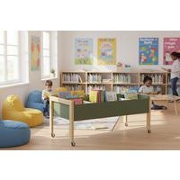 Bac à albums/BD Ellipse enfant structure bois - Manutan Expert - Image 2