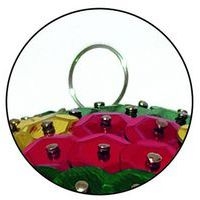 Atelier 25 boules 8 cm de noël à décorer en sequins - Image 3