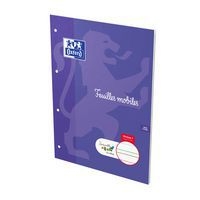 Feuilles mobiles DYS perforées A4 100 pages lignées 7mm - Image 3