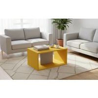 Table basse Identité sur patins Argent/Orange - Image 3