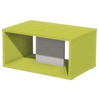 Table basse Identité sur patins Argent/Vert - Image 4