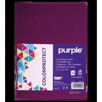 Sachet de 10 pochettes coin polypropylène ouverte sur 2 côtés, couleurs assorties, 22 x 31 cm - Image 4