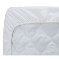 Lot 10 draps housse polycoton 60 x 120 cm Blanc - Image 2