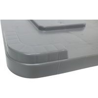 Couvercle pour bac gerbable 550 l gris - Image 4