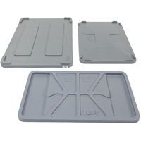 Couvercle pour bac gerbable 550 l gris - Image 8