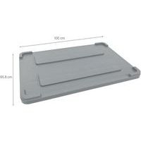 Couvercle pour caisse-palette 280 à 550 L - Manutan Expert - Image 4