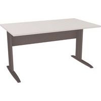 Table en pied L avec carter L140 cm - Idol - Eol - Image principale