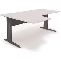 Bureau compact 90 degrés asymétrique L.160 cm Idol - Eol - Image principale