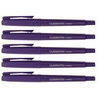 Stylo feutre fin Classmates - Violet - Lot de 10 - Image principale