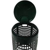 Support sac-poubelle 110 L avec couvercle - Manutan - Image 4