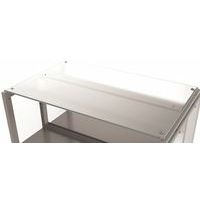 Toit de finition Ellipse en verre dépoli pour rayonnage double face - Image principale