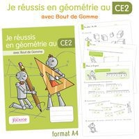 Je réussis en géométrie au CE2 Cahier 6044 - Image principale