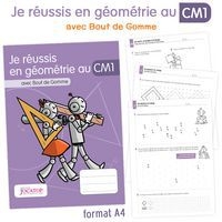 Je réussis en géométrie au CM1 Cahier 6046 - Image principale