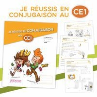 Je réussis en conjugaison CE1 Cahier 6020 - Image principale