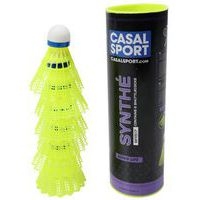 Volant de badminton synthé Casal Sport jaune - Image 3