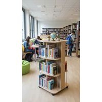 Tour à livres Oscar coloris hêtre - Manutan Expert - Image 3