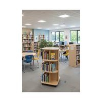 Tour à livres Oscar coloris hêtre - Manutan Expert - Image 4