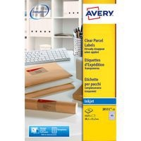 Lot de 1625 Mini étiquette transparente 38,1 x 21,2 mm - Impression jet d'encre - Image 2