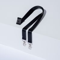 Tour de cou badge recyclé avec double mousqueton - Avery (Lot de 10) - Image 4