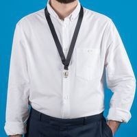 Tour de cou badge recyclé avec mousqueton - Avery (Lot de 10) - Image 4