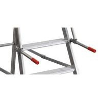 Escabeau Mayorà avec rampe de sécurité et roues - 5 à 9 marches - Facal - Image 6