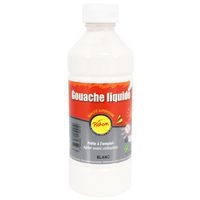 Flacon gouache liquide 500 ml pichon avec bec verseur - blanc - Image 2