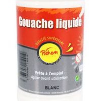 Flacon gouache liquide 500 ml pichon avec bec verseur - blanc - Image 3
