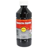 Flacon gouache liquide 500 ml pichon avec bec verseur - noir - Image principale