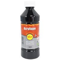 Flacon 500 ml gouache acrylique pichon - noir - Image 4