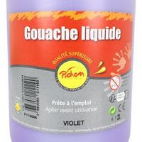 Flacon 2 litres gouache pichon avec bec verseur - violet - Image 4