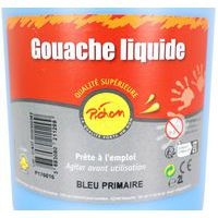 Flacon 2 litres gouache pichon avec bec verseur - bleu primaire (cyan) - Image 3