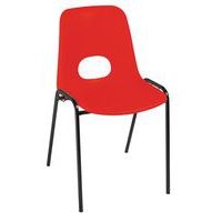 Lot 5 chaises coque accrochable Floride polypropylène M2 - Image 6