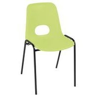 Lot 5 chaises coque accrochable Floride polypropylène M2 - Image 9