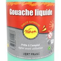 Flacon 1 litre gouache pichon avec bec verseur - vert franc - Image 5