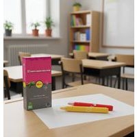 Pochette 12 feutres couleurs assorties - Image 3