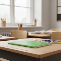 Cahier polypropylène 90g 96 pages seyes 17x22 cm  -  vert - Image 2