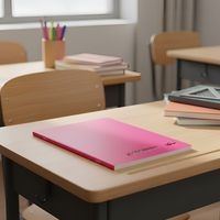 Cahier polypropylène 90g 96 pages seyes 17x22 cm - rose - Image 4