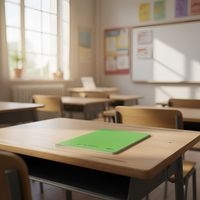 Cahier polypropylène 96 pages 90g seyes 24x32 cm  -  vert - Image 4