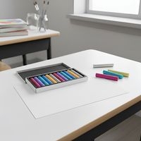 Boîte 12 pastels à l’huile couleurs nacrées 70 mm Ø 10 mm - Image 3