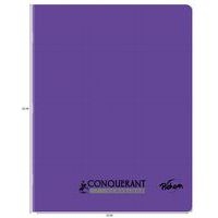 Cahier polypropylène 90g 96 pages seyes 17x22 cm - violet - Image 4